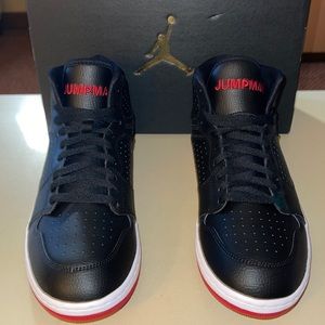 Nike Jordan Access Lifestyle Black/Gym Red-White AR3762-001 Men’s Size 11.5